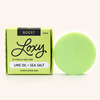 BOOST: Volumizing Conditioner Bar for normal to fine hair with Lime Oil & Litsea Oil - Loxy