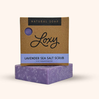 Lavender Sea Salt Scrub Body Wash Bar