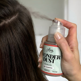 Wonder Dust Dry Shampoo – Oil-Absorbing, Volumizing Powder for Light, Brown & Dark Hair