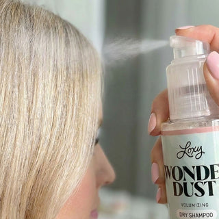 Wonder Dust Dry Shampoo – Oil-Absorbing, Volumizing Powder for Light, Brown & Dark Hair