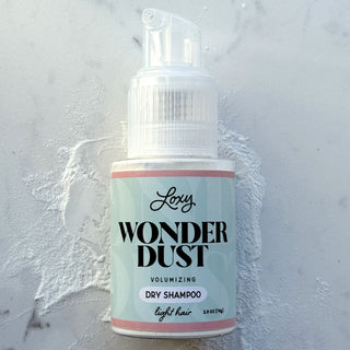 Wonder Dust Dry Shampoo – Oil-Absorbing, Volumizing Powder for Light, Brown & Dark Hair