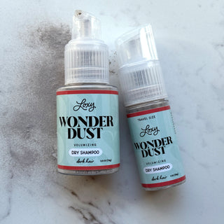 Wonder Dust Dry Shampoo – Oil-Absorbing, Volumizing Powder for Light, Brown & Dark Hair