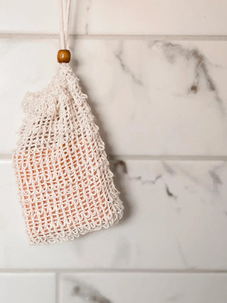 Sisal Soap Saver Bag & All Natural Loofah