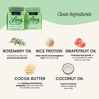 Fortify: Shampoo Bar & Conditioner Bar for Strength and Fullness with Rosemary Oil & Rice Protein - naturél