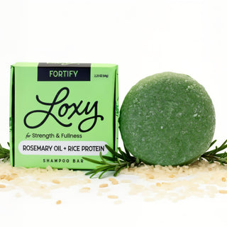 Fortify: Strengthening & Volumizing Shampoo Bar with Rosemary Oil & Rice Protein - naturél
