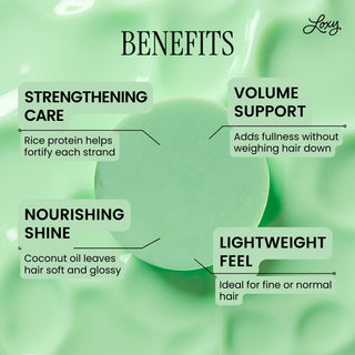 Fortify: Volumizing & Strengthening Conditioner Bar with Rosemary Oil & Rice Protein - naturél