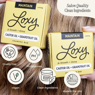 MAINTAIN: Shampoo Bar & Conditioner Bar for growth & shine