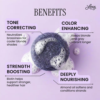 Tone: Purple Shampoo bar with Biotin & Almond Oil - naturél