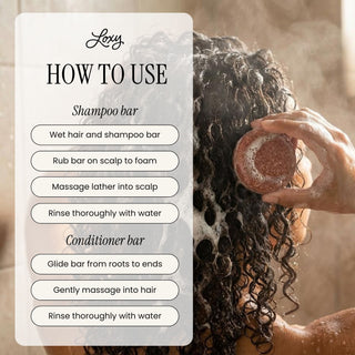 RELAX: Shampoo Bar for dry, frizzy or curly hair with Argan Oil & Oatmeal - naturél