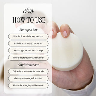 SOOTHE: Conditioner Bar for Dry Scalp with Tea Tree Oil & Peppermint Oil - naturél