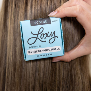 SOOTHE: Shampoo Bar for Dry Scalp with Tea Tree Oil & Peppermint Oil - naturél